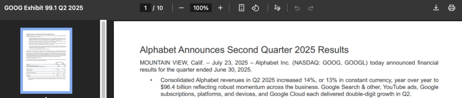 AI analyzing earnings releases to extract predictive patterns