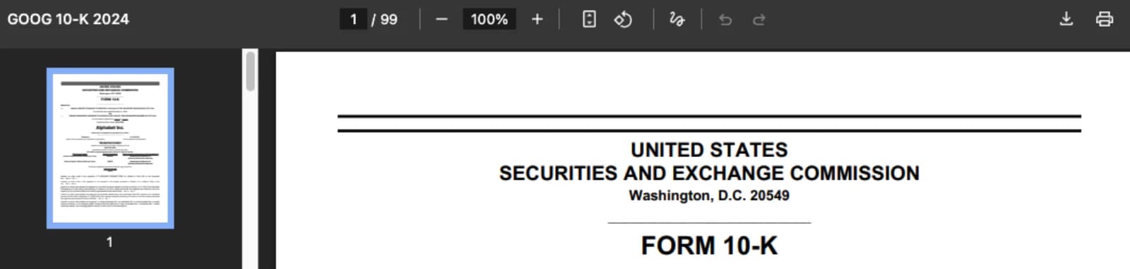 AI analyzing 10-K filings to extract predictive constraints